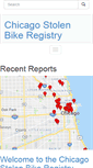 Mobile Screenshot of chicago.stolenbike.org