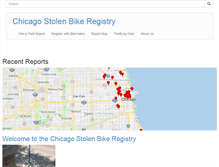 Tablet Screenshot of chicago.stolenbike.org